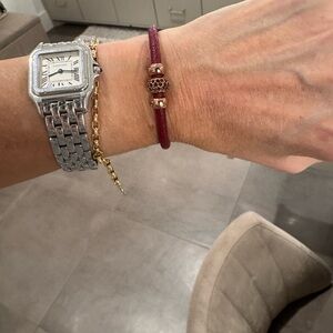 Henri Bendel Burgundy Influencer  Bracelet